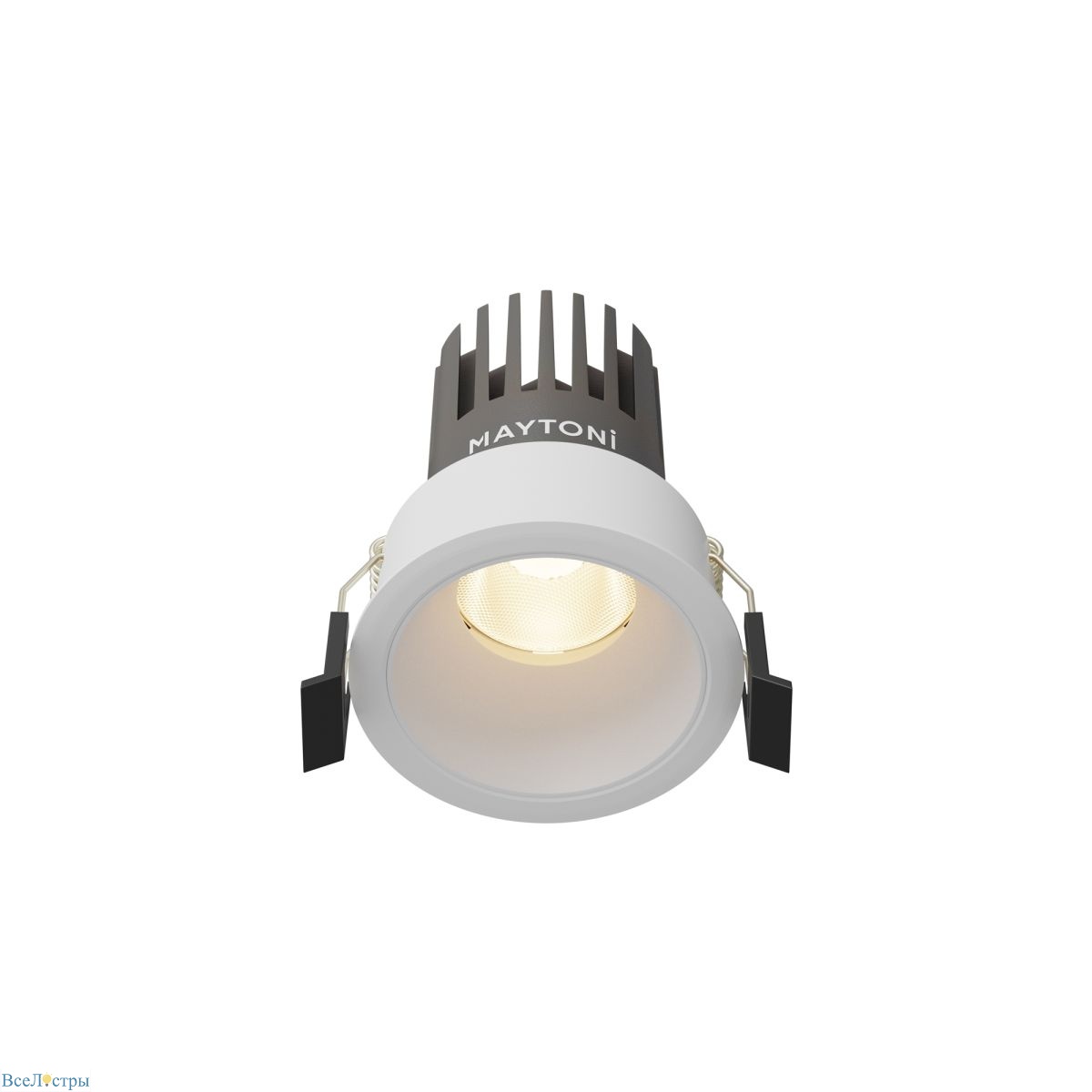 встраиваемый светильник maytoni technical dip dl115-10w-3k-w