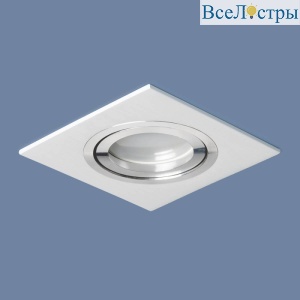 Встраиваемый светильник Elektrostandart 1051/1 WH белый 4690389083679