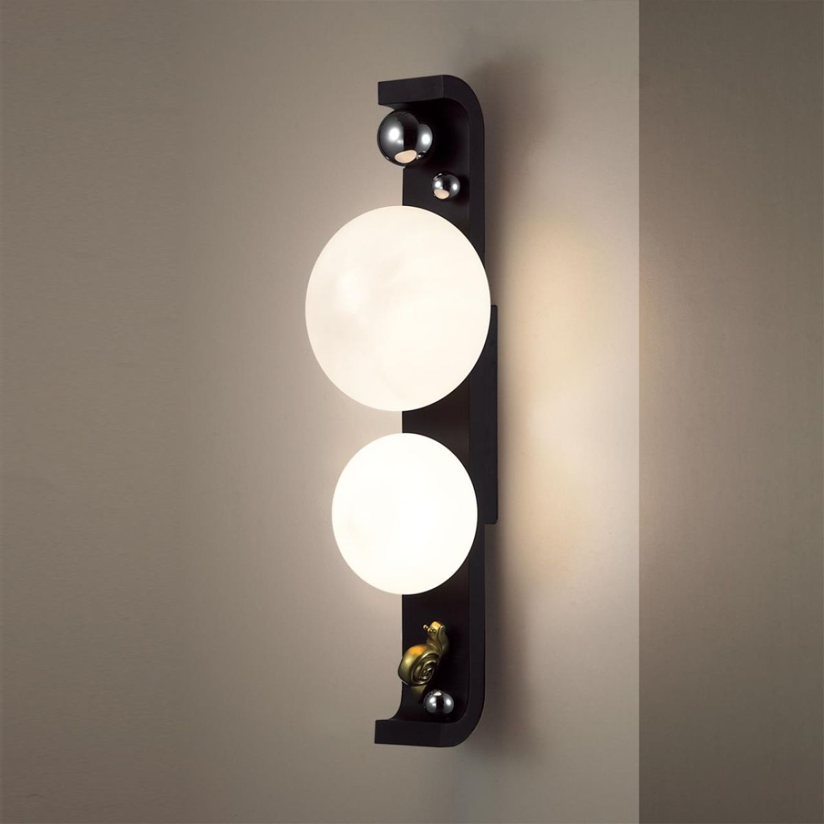 уличный настенный светильник odeon light nature luma 5434/2w