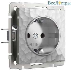 Розетка Werkel Hammer серебряный 4690389162824