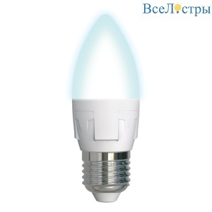Лампа светодиодная диммируемая (UL-00004295) Uniel E27 7W 4000K матовая LED-C37 7W/4000K/E27/FR/DIM PLP01WH