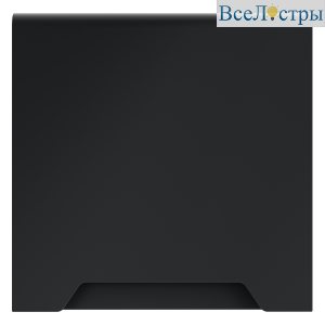 Накладка для розетки с заземлением, защитными шторками и крышкой Voltum S70 (графит) VLS000807