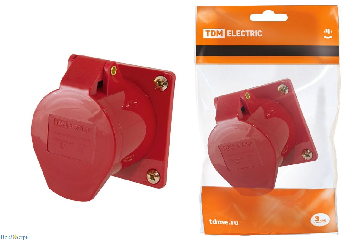 розетка скрытая tdm electric sq0604-0016