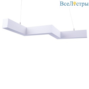 Линейный подвесной светильник Uniel UL-00013518 ULO-K19A 30W/4000K/Z30-120 IP40 WHITE