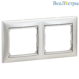 Рамка двухместная Legrand Valena Classic 694331