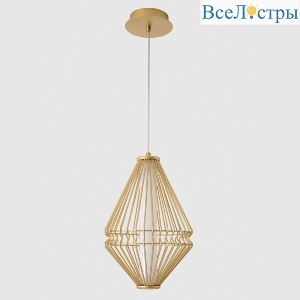 Подвесной светильник Crystal Lux CUADRA SP18W LED GOLD