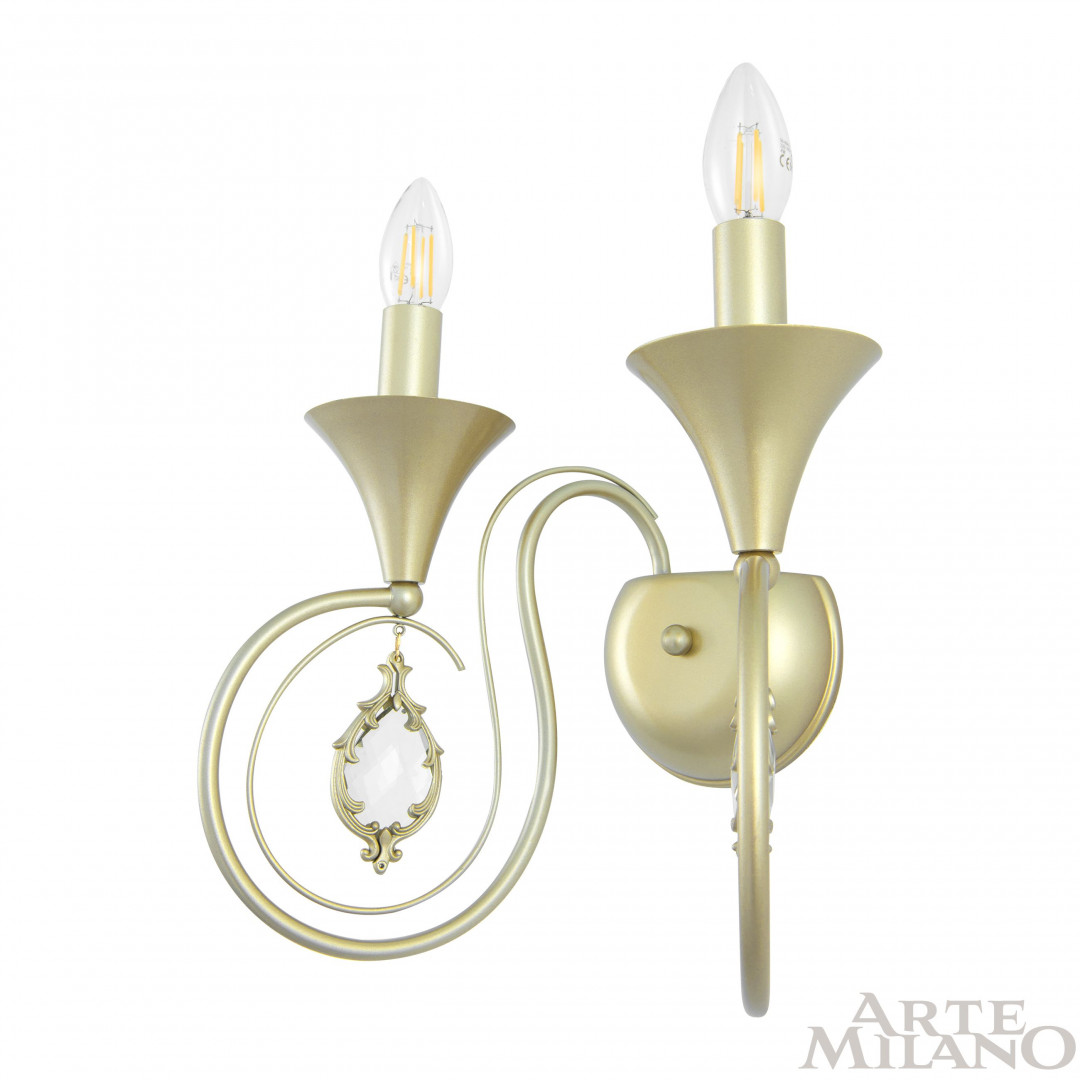 бра arte milano 349920/2w cg
