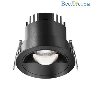 Встраиваемый светильник Maytoni Parete DL100-12W2.7-3-4K-RD-B