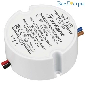 Драйвер Arlight ARJ-SP-39400-PFC-Triac-R 27-39V 15W IP44 0,4A 040963