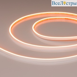 Светодиодная лента герметичная Arlight VELA-M240-2.5x6mm 24V Warm2400 (5 W/m, IP65, 5m) 053270