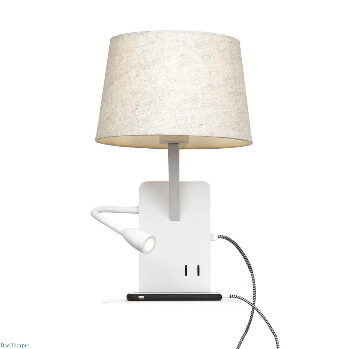 бра с подсветкой loft it phone loft9993-wh