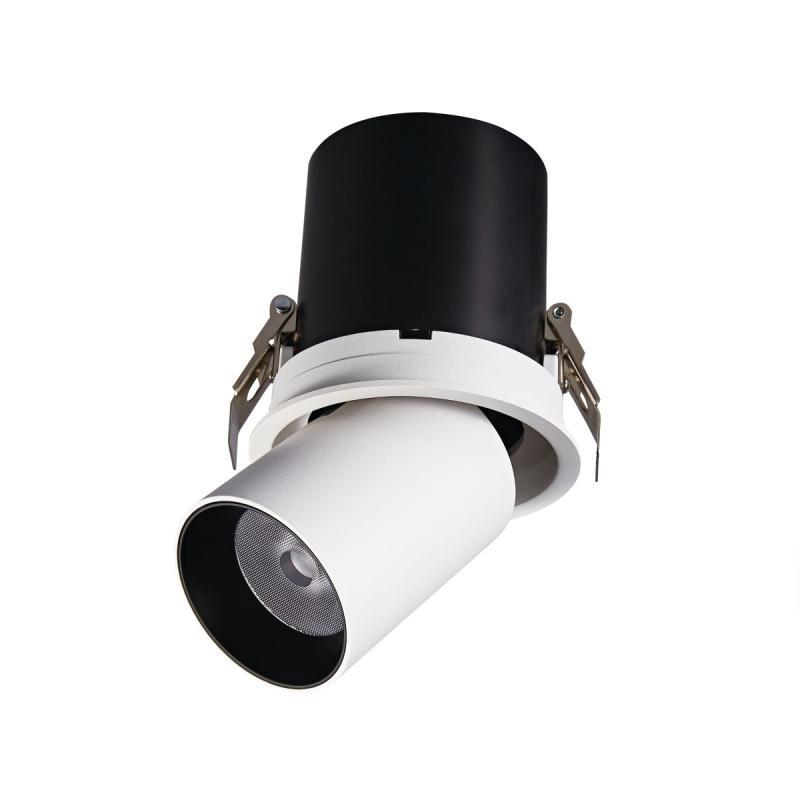 встраиваемый спот delight collection da3003rr white/black