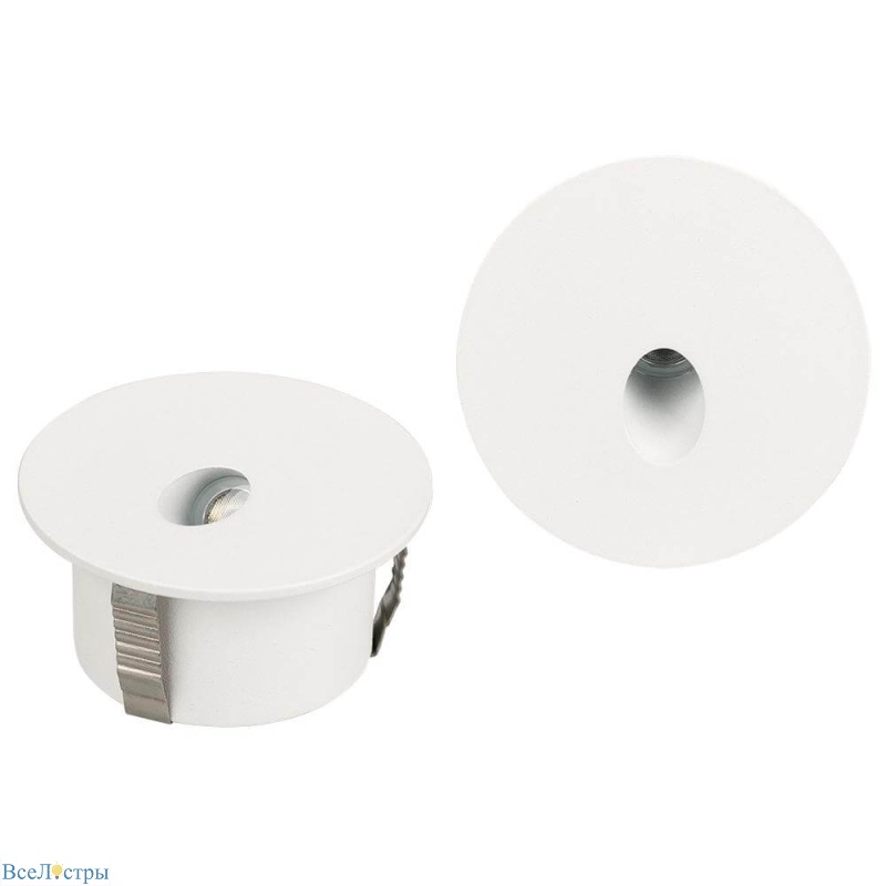 светильник для ступеней arlight lt-gap-r70-3w warm3000 025737