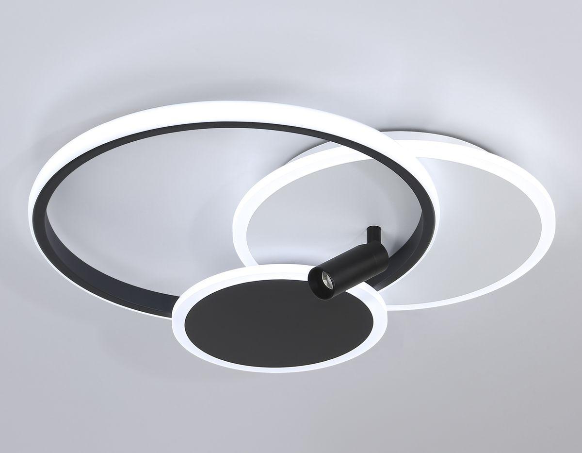 потолочная светодиодная люстра ambrella light comfort line fl5118