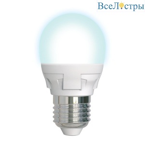 Лампа светодиодная диммируемая (UL-00004301) Uniel E27 7W 4000K матовая LED-G45 7W/4000K/E27/FR/DIM PLP01WH