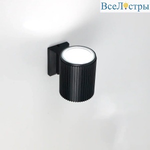 Уличный настенный светильник General GWL-GX53-M-IP65 Черный Полосы 662524