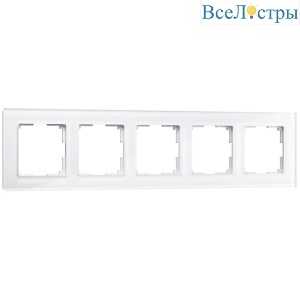 Рамка на 5 постов Werkel Favorit белый W0051101 4690389160080