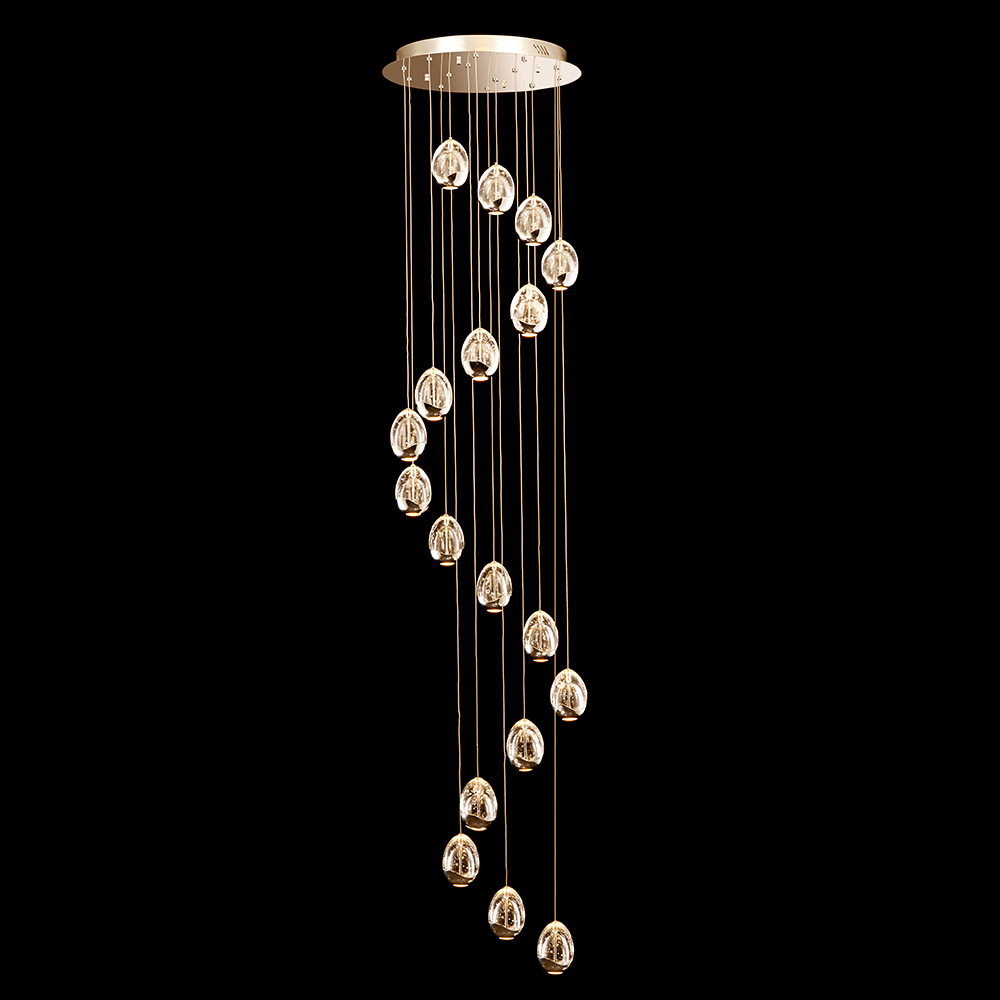 каскадная люстра delight collection terrene md13003023-18a gold