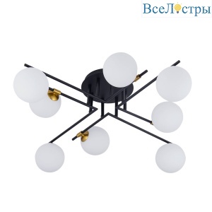 Потолочная люстра Arte Lamp Gemini A2243PL-8BK
