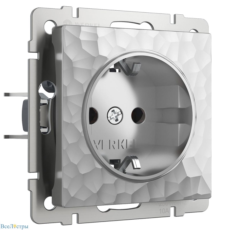 розетка werkel hammer серебряный 4690389162824