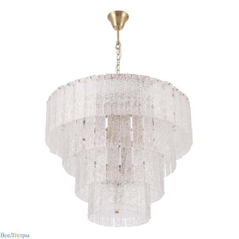 подвесная люстра crystal lux ricardo sp14 brass