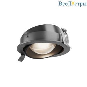 Встраиваемый светильник Maytoni Lens DL105-12W4K-B
