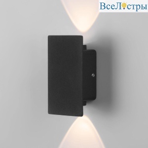 Уличный настенный светодиодный светильник Elektrostandard Mini Light 35154/D черный a060883