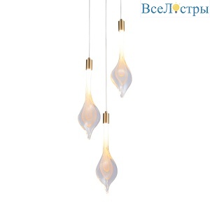 Подвесной светильник Delight Collection P98066-3 antique brass