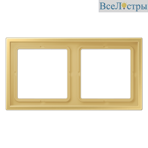 Рамка двухместная Jung LSZME982BFC