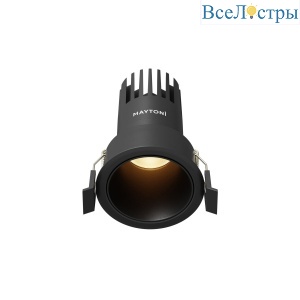 Встраиваемый светильник Maytoni Dip DL116-10W-2.7K-B