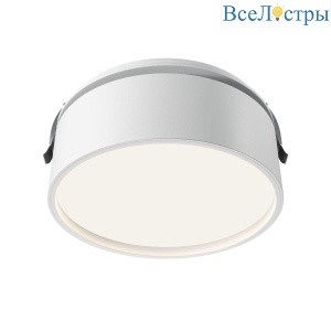 Встраиваемый светодиодный спот Maytoni Technical Onda DL024-18W4K-W