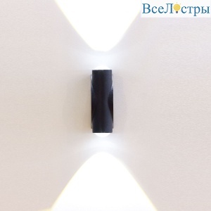 Фасадный светильник AM Group AM359-2X1W BK 4000K