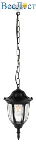 Уличный подвесной светильник ЭРА Галатея GBS-105-BL-0800 230В Е27 IP54 чёрный Б0071486