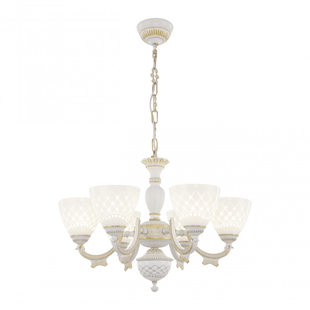 подвесная люстра arte milano 343837/6 wt+g