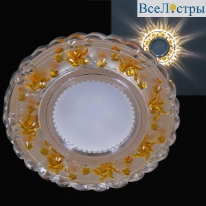 Встраиваемый светильник Reluce 14368-9.0-001LD MR16+LED3W WT+TEA