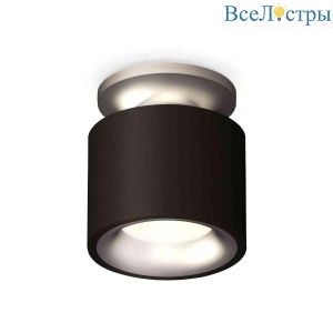 Комплект накладного светильника Ambrella light Techno Spot XS7511101 SBK/MCH черный песок/хром матовый (N7928, C7511, N7013)