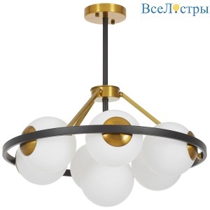Подвесная люстра Lumina Deco Donzano LDP 8034-7 BK+WT