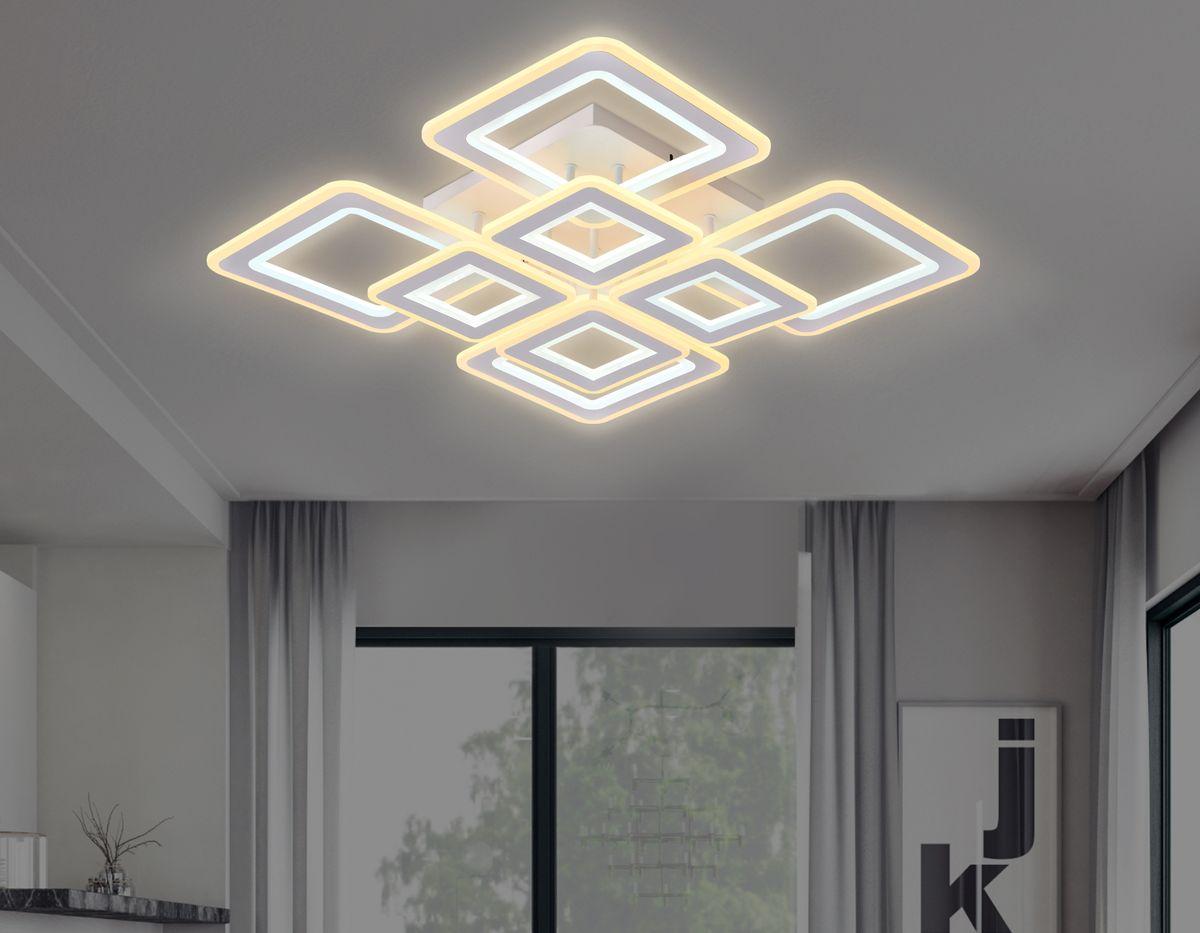 потолочная светодиодная люстра ambrella light acrylica original fa868