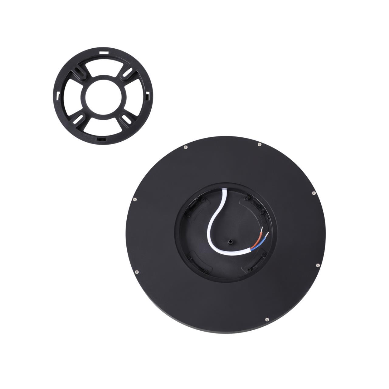 настенно-потолочный светодиодный светильник sonex mitra omega black 7662/18l