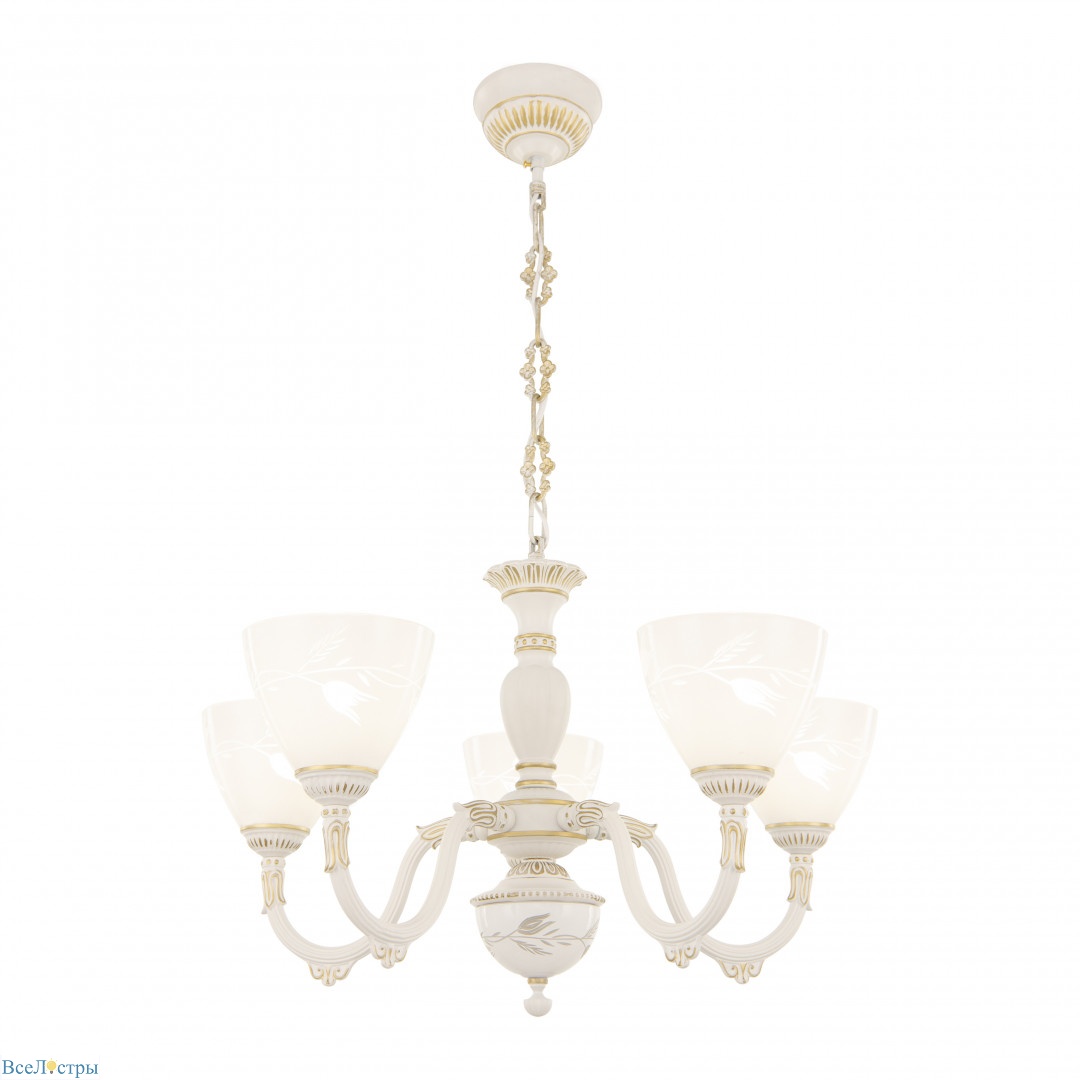 подвесная люстра arte milano 347837/5 wt+g