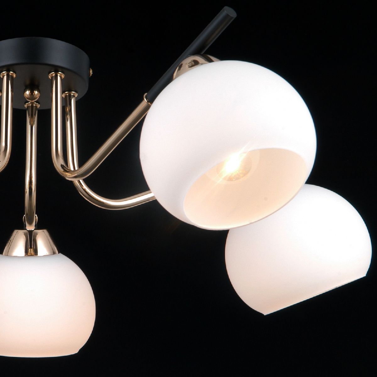 потолочная люстра illumico il0713-5csq-24 bk fgd libra