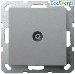 Розетка TV-FM Jasmart оконечная S коннектор G6204S