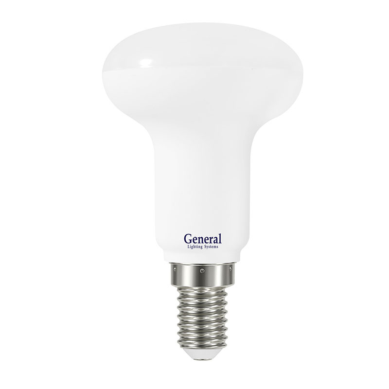 светодиодная лампа general glden-r50-7-230-e14-6500 648700
