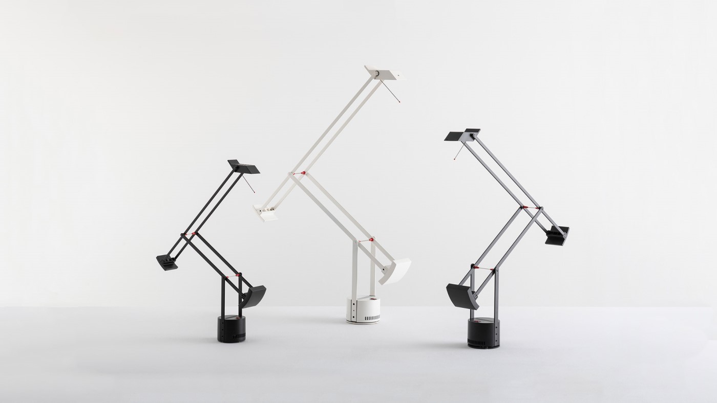 настольная лампа tizio red artemide