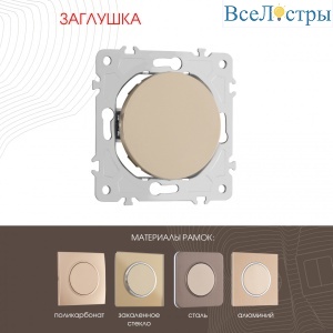 Декоративная заглушка Arte Milano 202.50-1.shampan