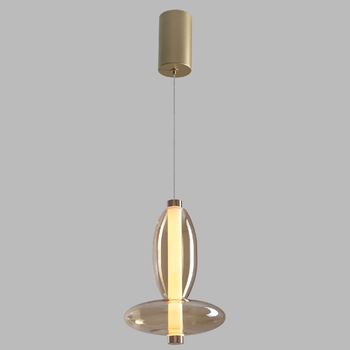 подвесной светильник crystal lux quasar sp7w led amber