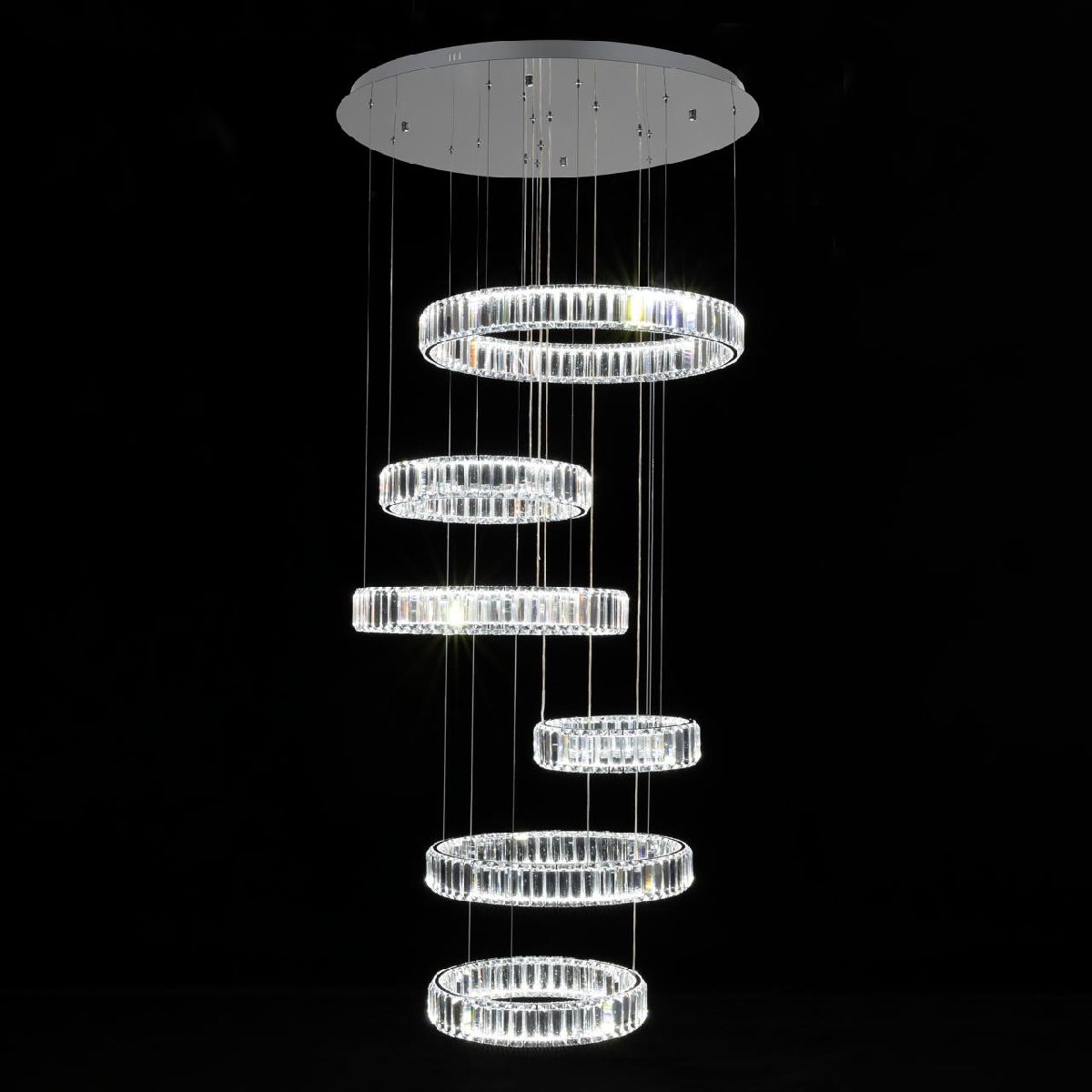 каскадная люстра citilux чезаре cl338661