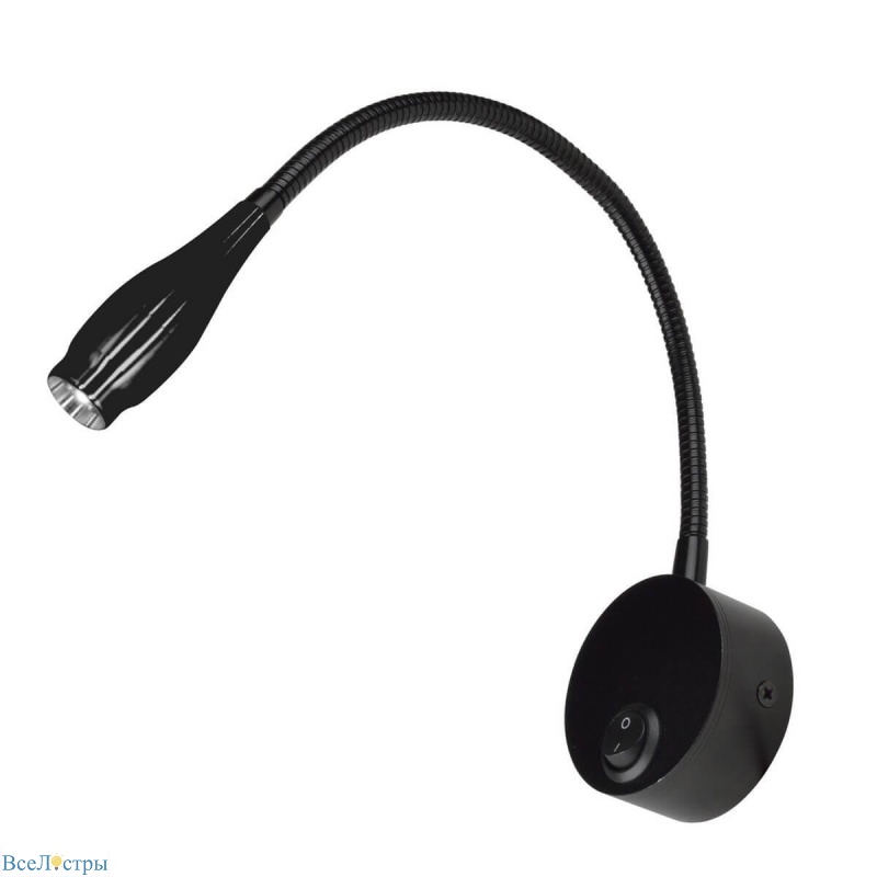 бра (ul-00004240) uniel ult-f22-3w/4000k ip20 black