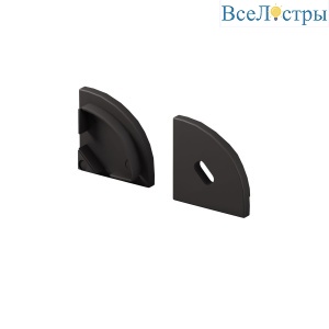 Комплект заглушек для профиля 1616 2шт Maytoni Led Strip ALM-1616R-B-EC 642029
