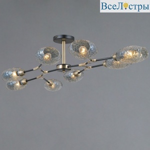 Люстра на штанге Illumico IL0272-8CSQ-25 BK AB TRENTO